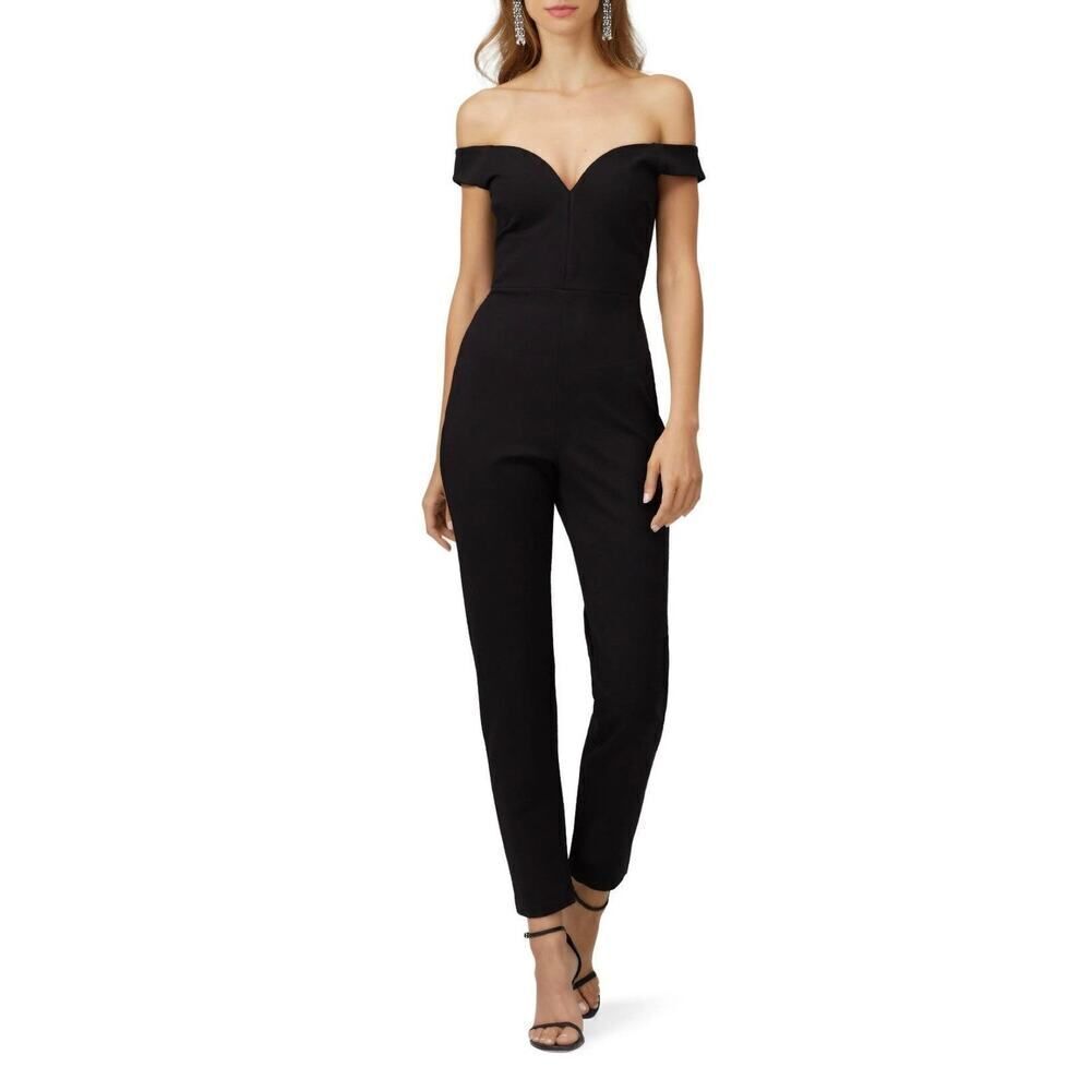 Susana Monaco
Black Off The Shoulder Jumpsuit 🧡